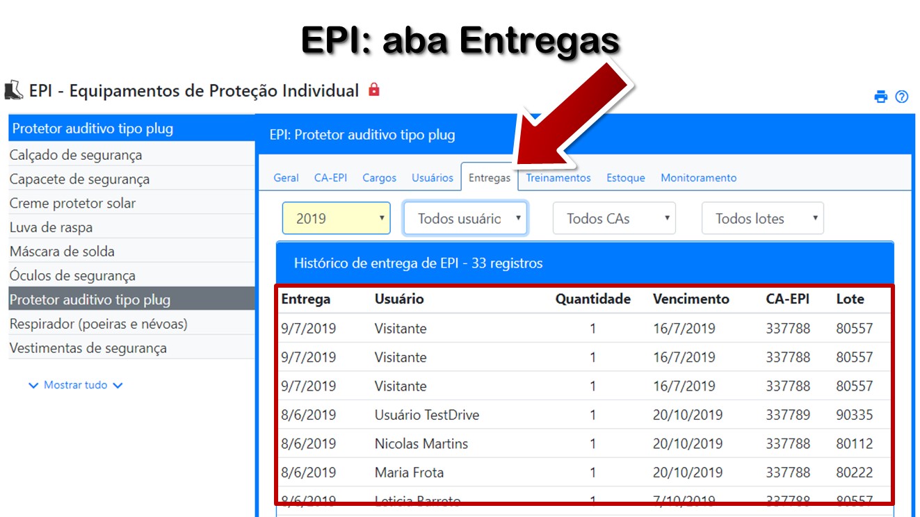 EPI: aba Entregas